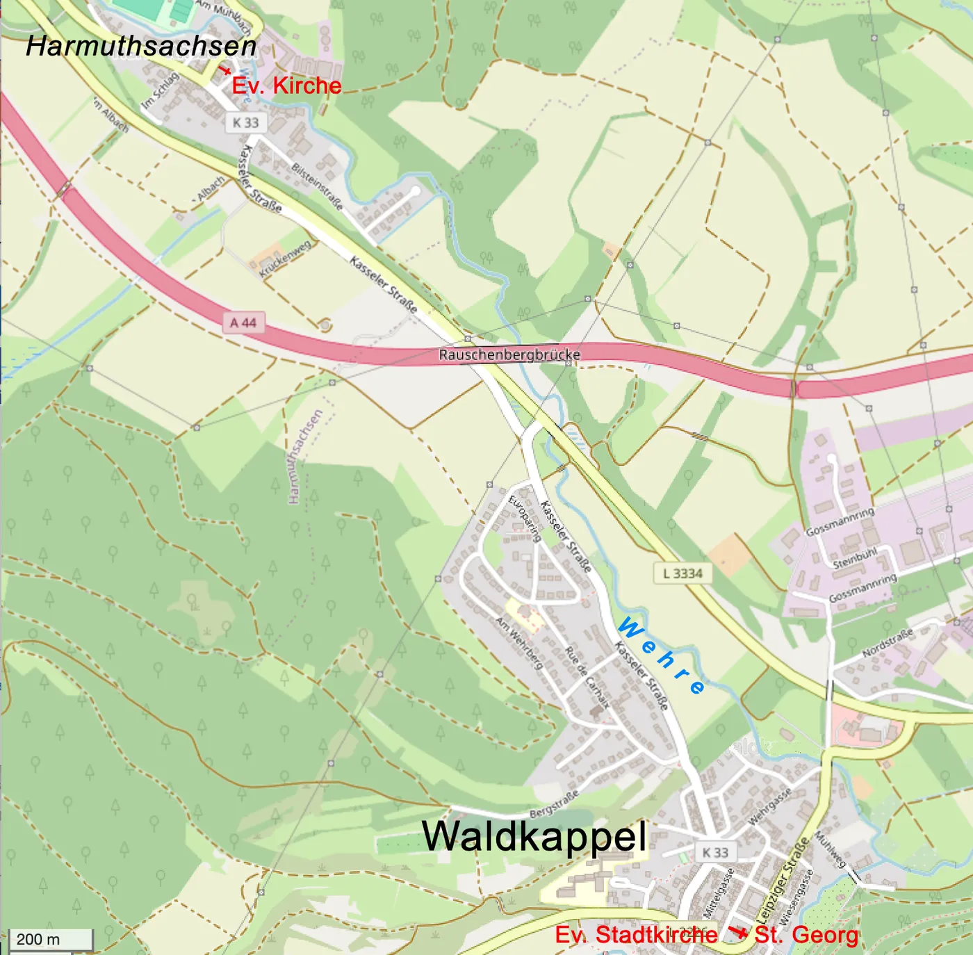 Waldkappel – Brennholz König Liefergebiet